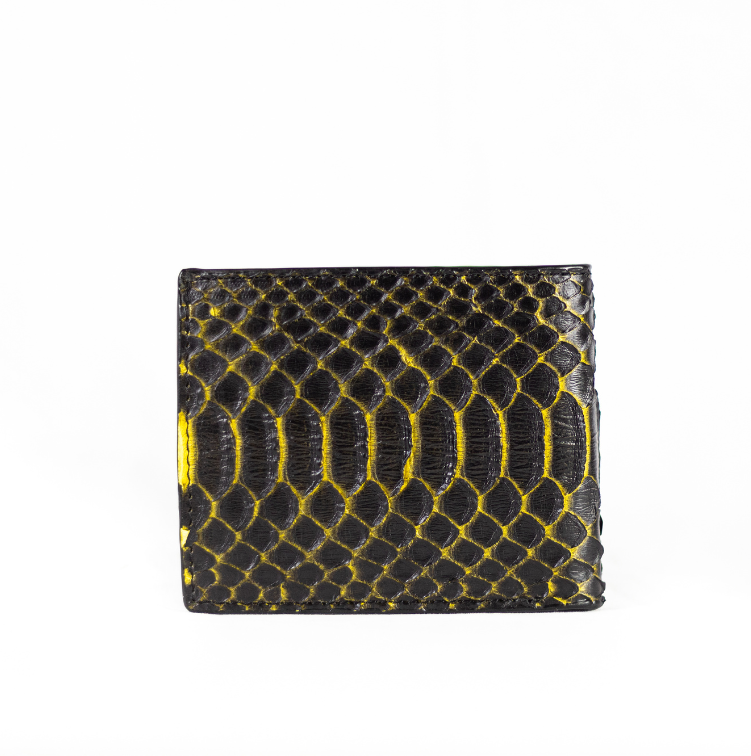 Cartera Pitón Amarillo Negro