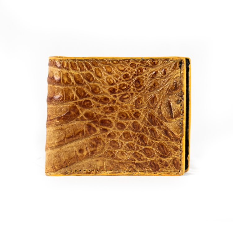 Cartera Caimán Belly  Miel / Amarillo mantequilla